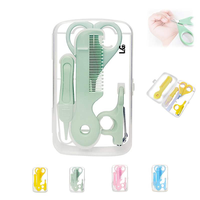Baby Nail Clippers Scissors Hair Comb Care Kit
