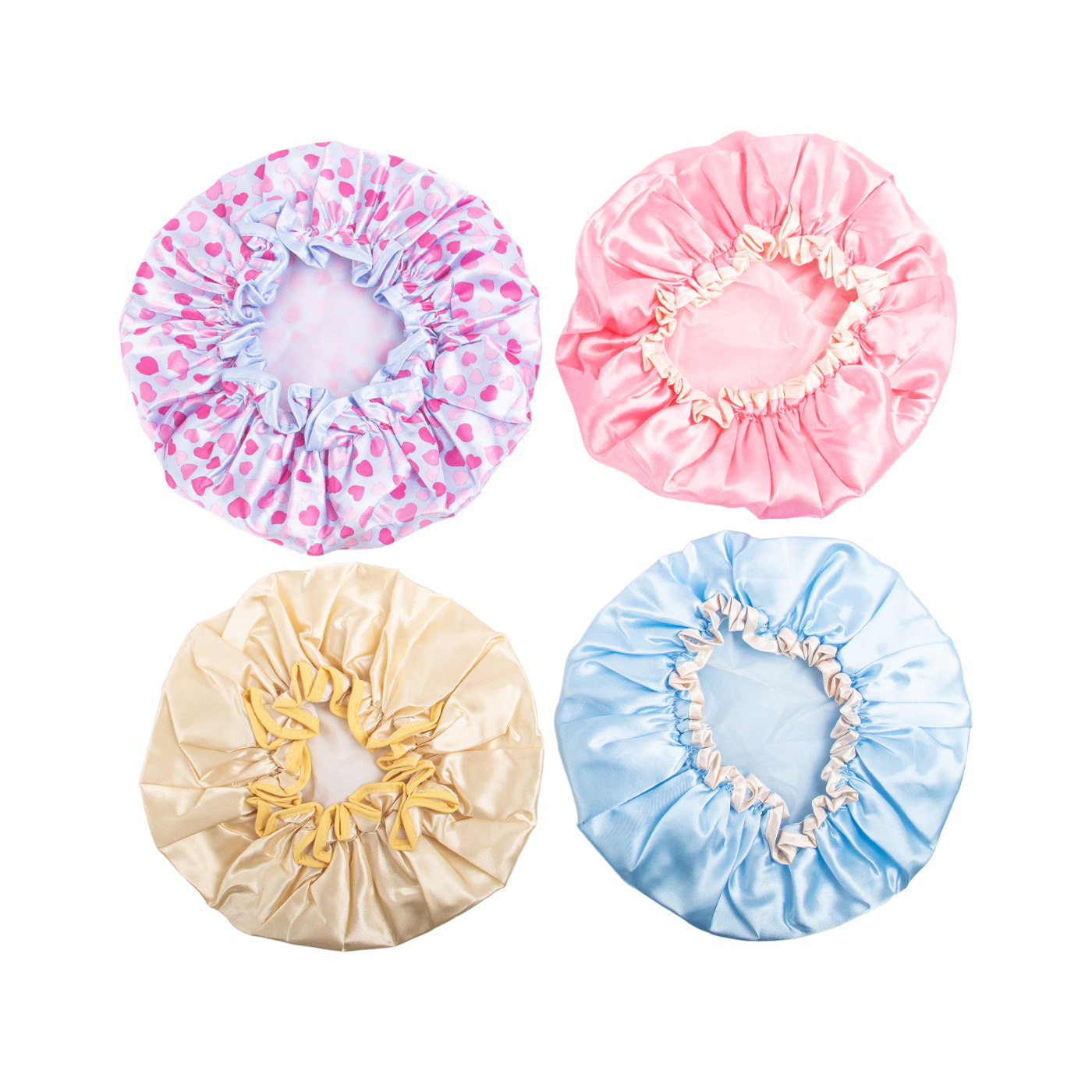 Double Layer Waterproof Shower Cap2