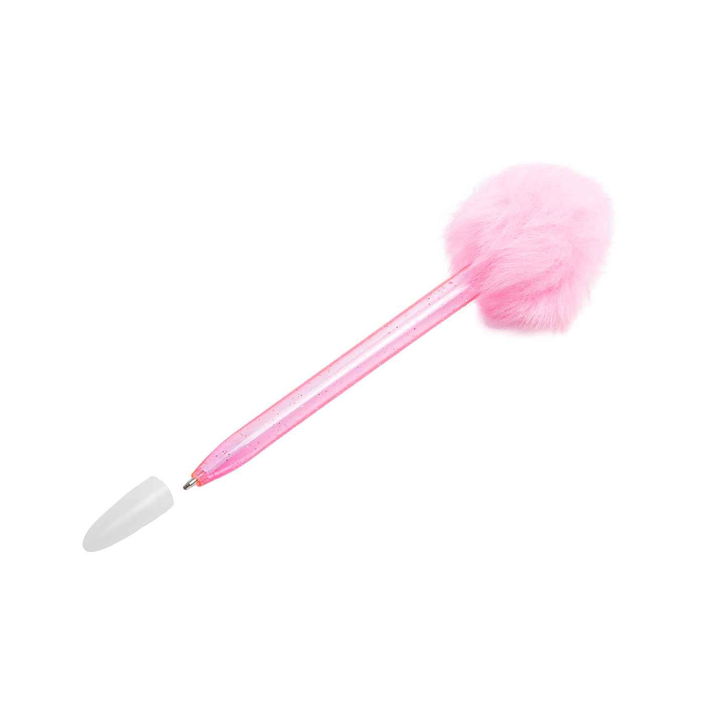 Ballpoint Pen With Top Fluffy Ball2