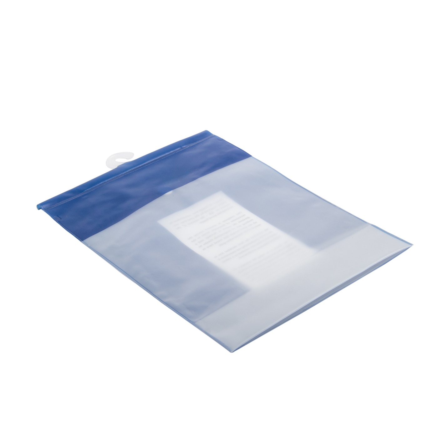 Clear Ziplock Bag With Hook