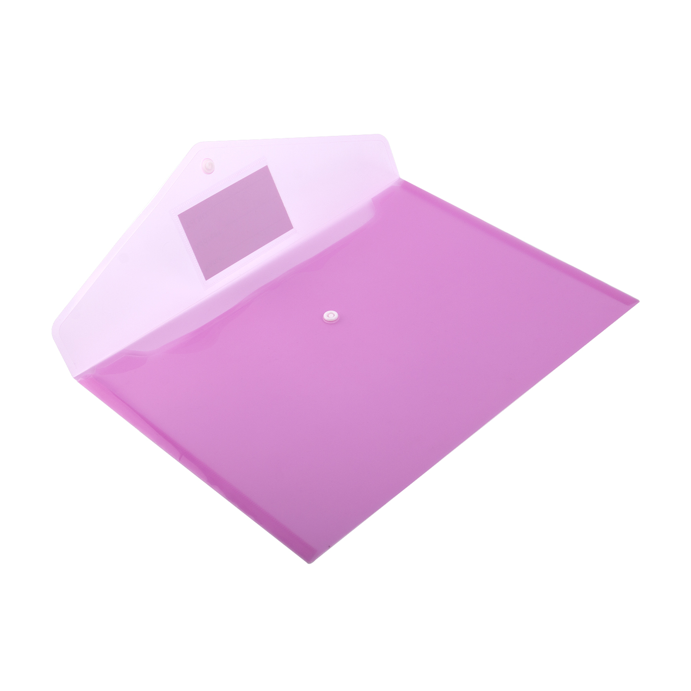 Clear Envelope Folder With Snap Button1