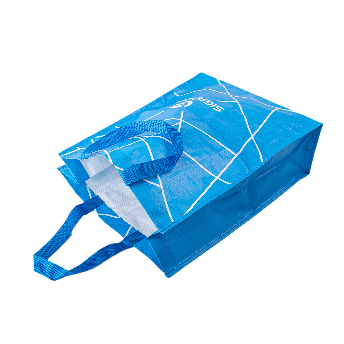 Reusable Woven Plastic Waterproof Tote Bag1