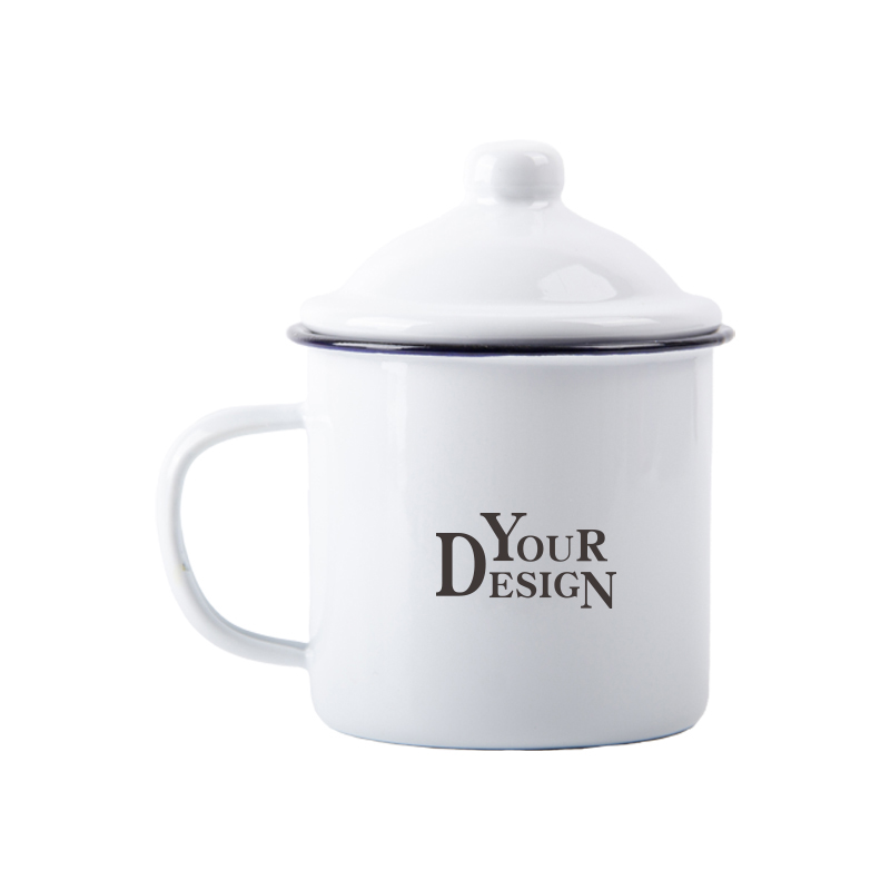 6 oz. Enamel Mug With Lid1