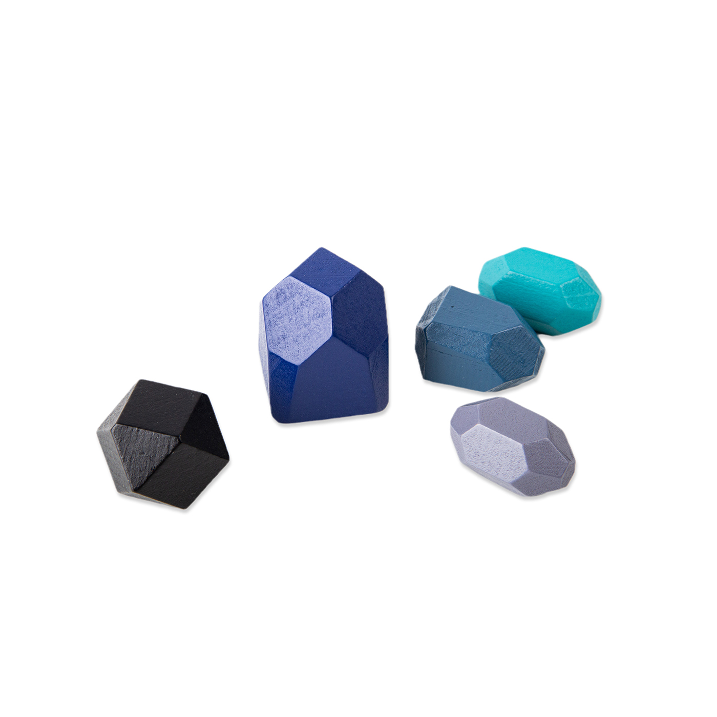 Wooden Stacking Stone Set