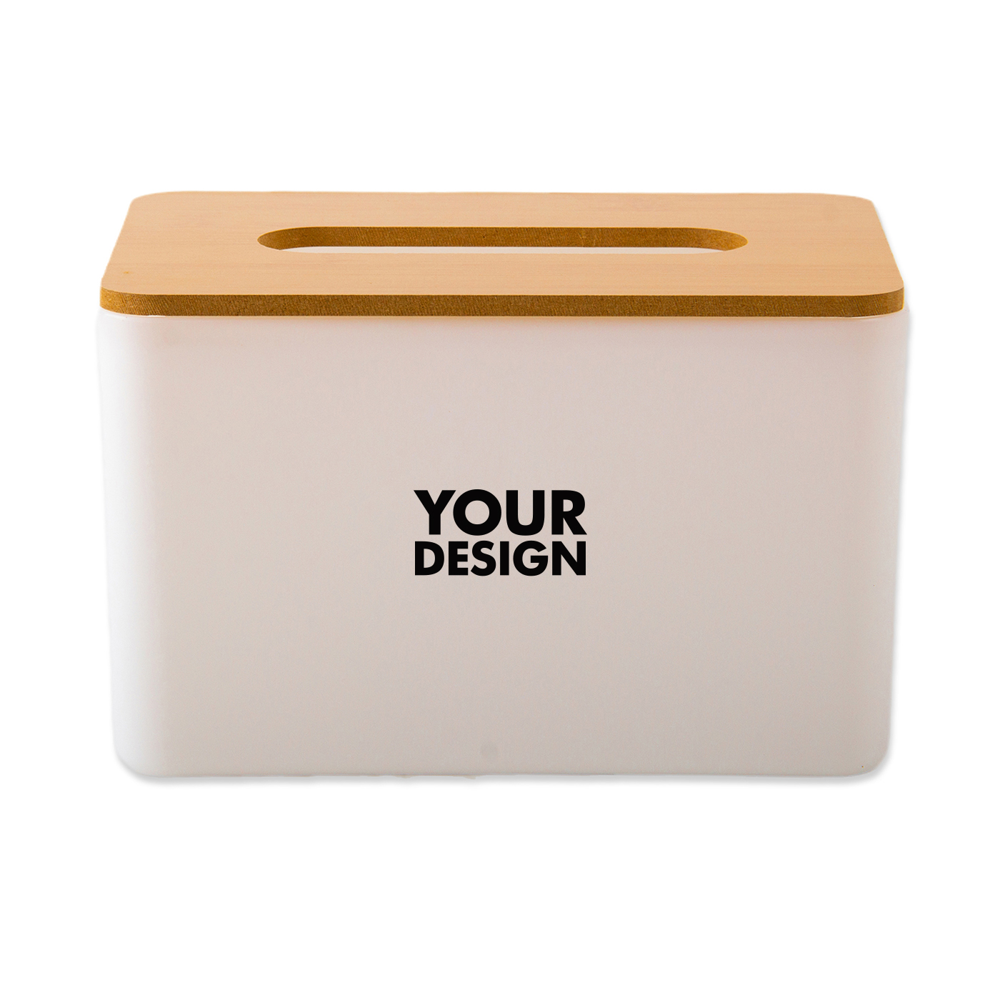 Custom Tissue Box With Wooden Lid1