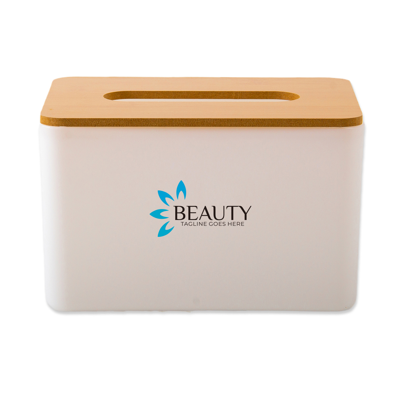 Custom Tissue Box With Wooden Lid