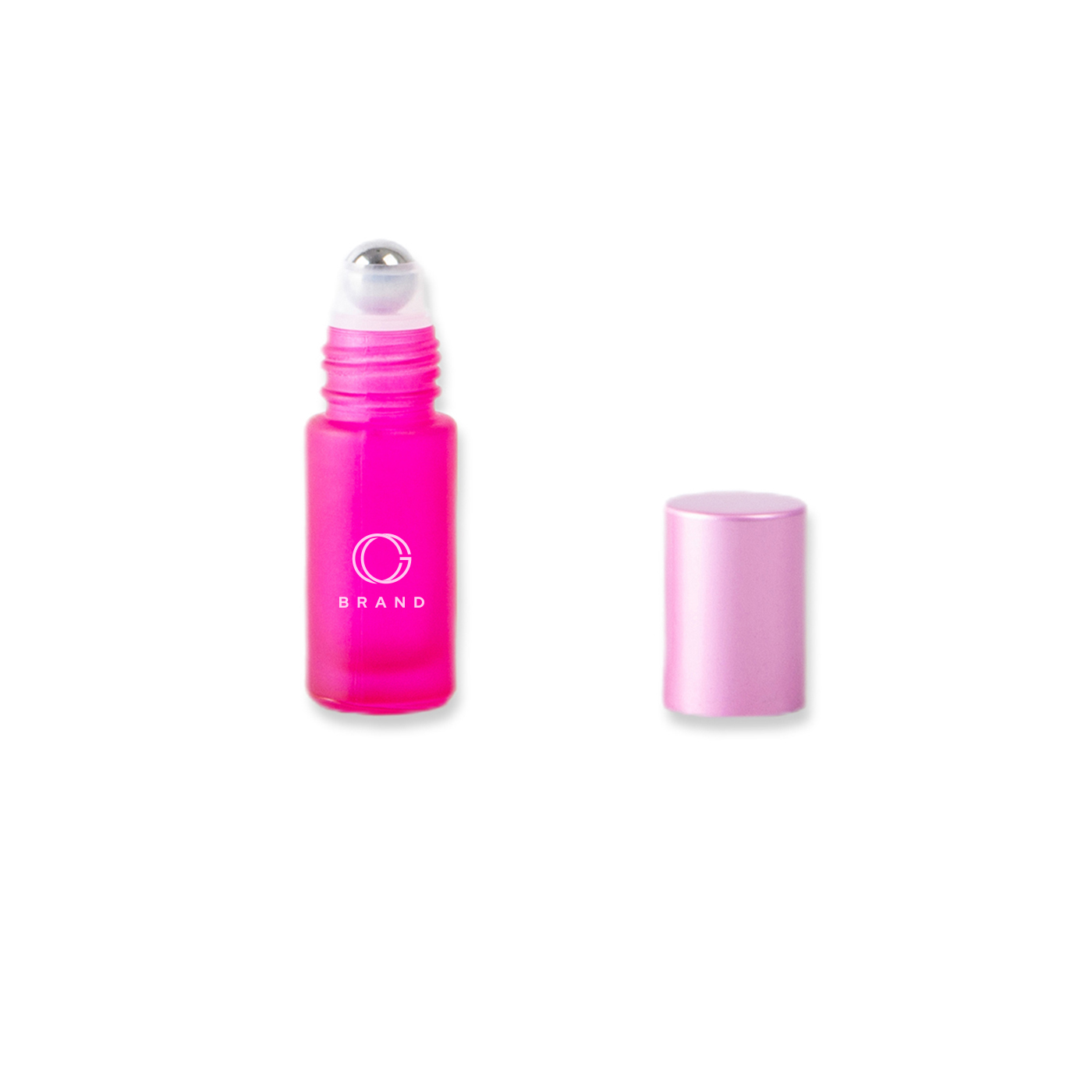 Small Frosted Glass Roll On Bottle1