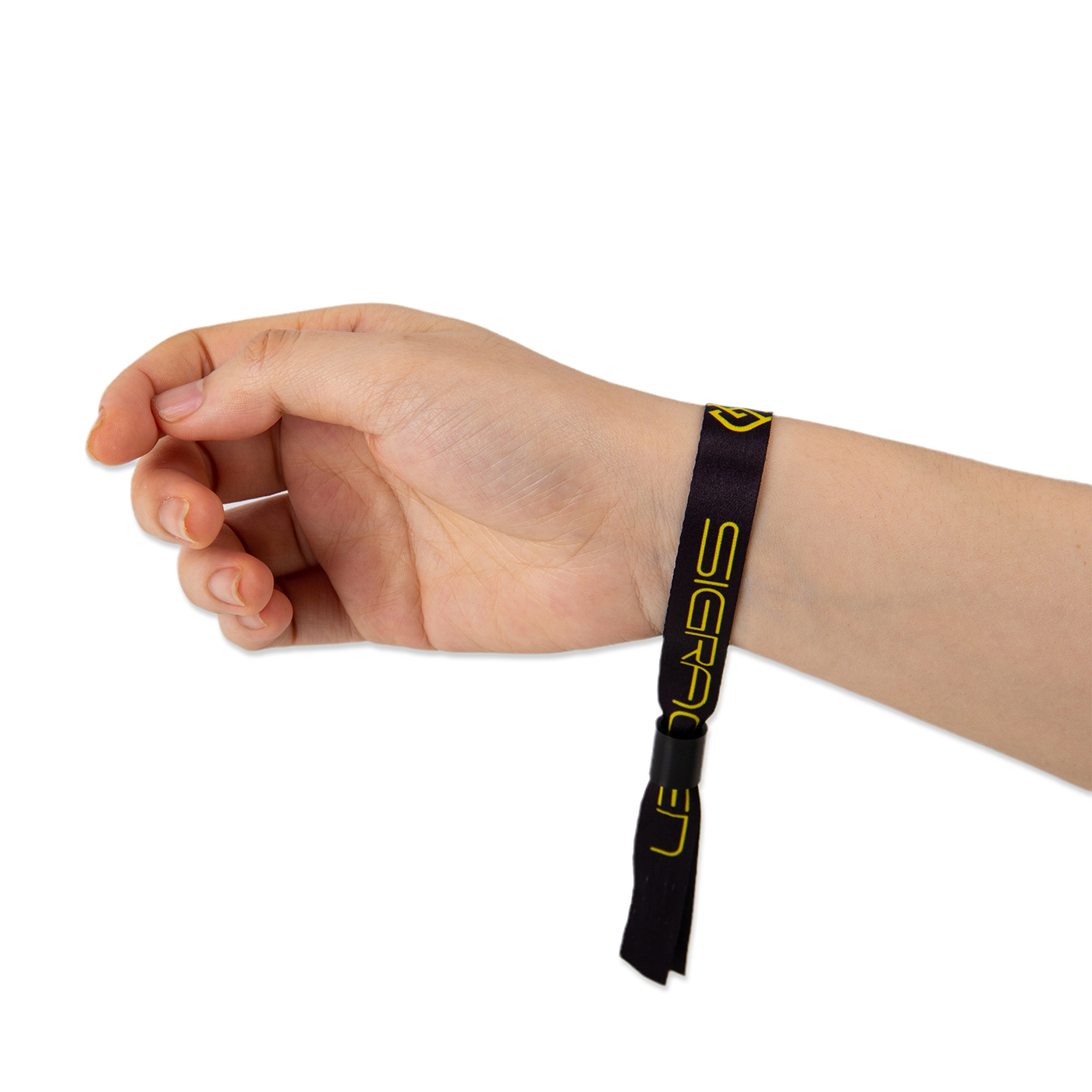 Custom Polyester Slide Lock Event Wristband2