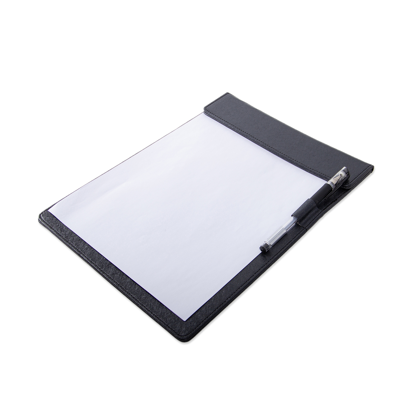 Custom Leather Writing Clipboard With Pen Holder2