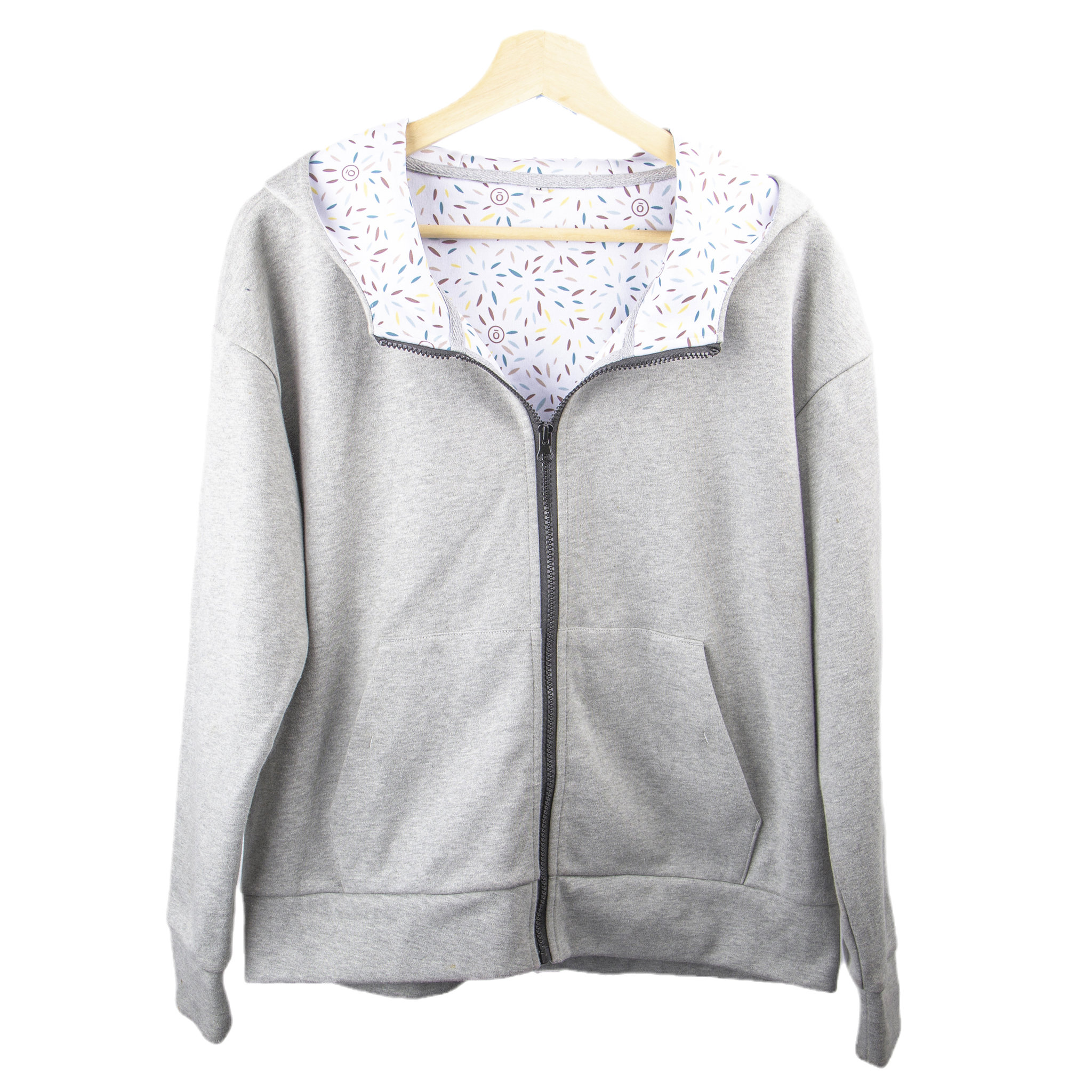 Cotton Zip Up Hoodie