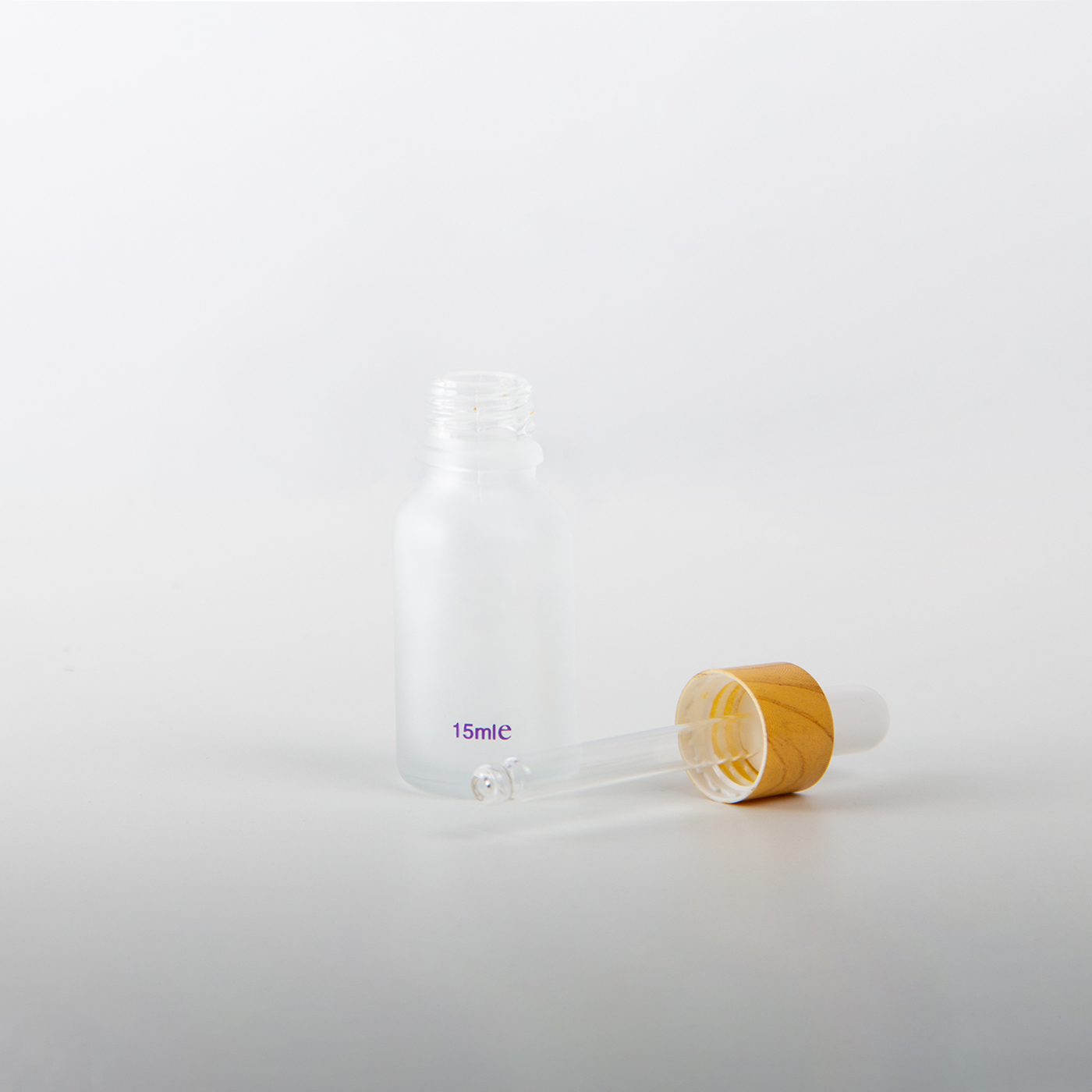 Bamboo Cap Essential Oil Glass Dropper Bottle3