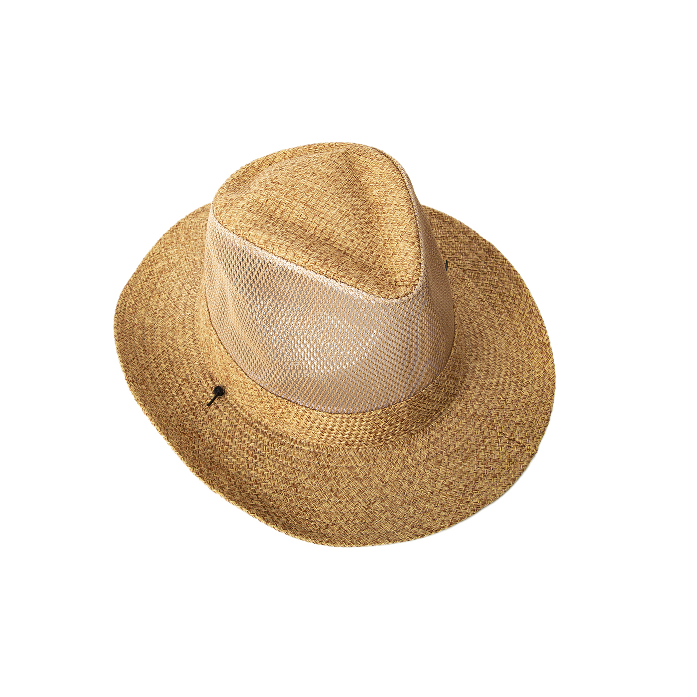 Mesh Straw Hat With Strap3