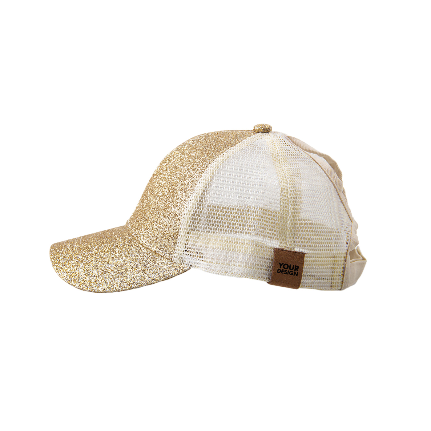 Custom Glitter Mesh Cap1