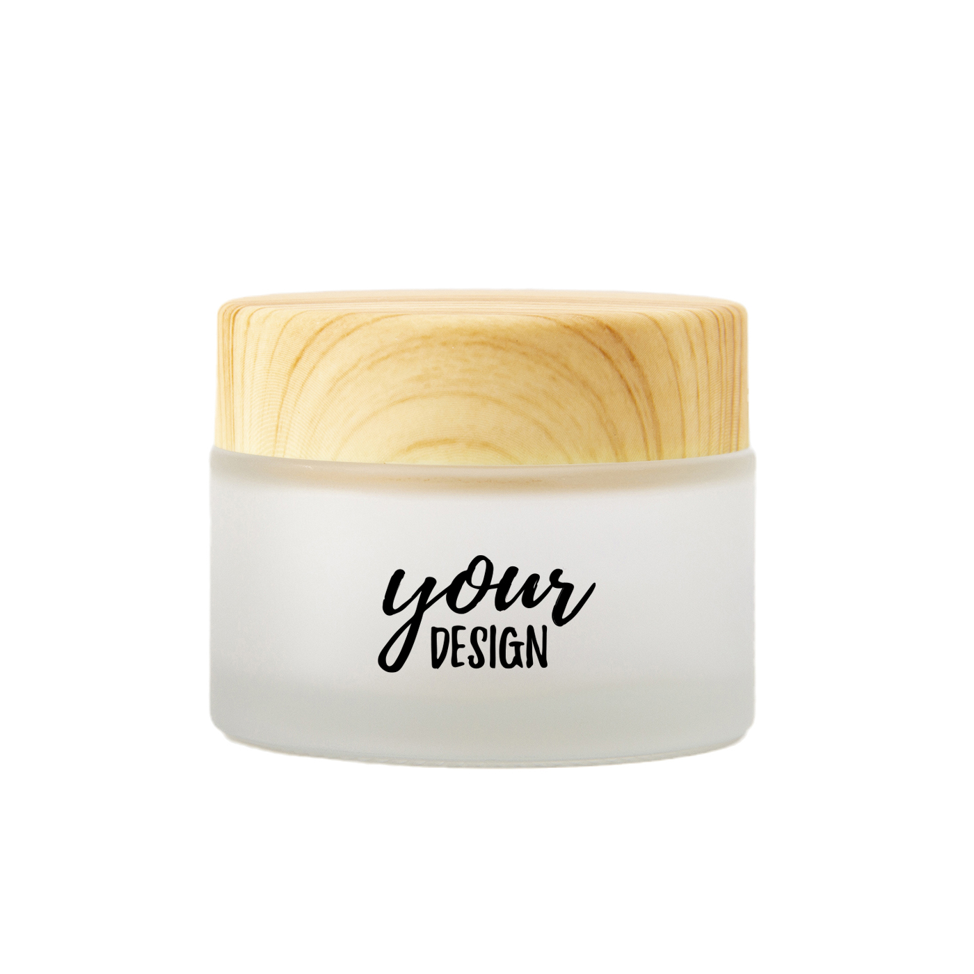 50g Frosted Glass Cosmetic Jar1