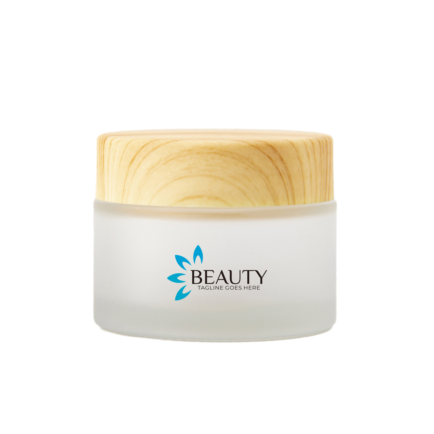50g Frosted Glass Cosmetic Jar